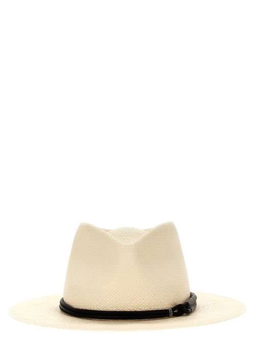 -Panama Cappelli Bianco-Donna