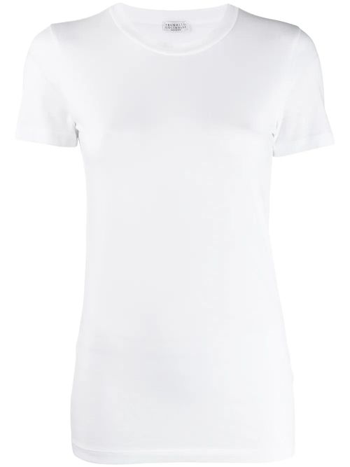 Stretch Cotton T-Shirt — White