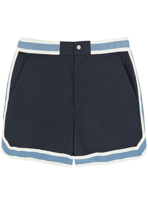 CHÉ 남성 Baller Nylon Swim Shorts - Navy 4219355