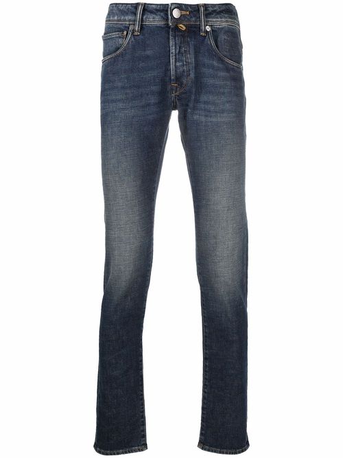 Slim-cut jeans - Blue