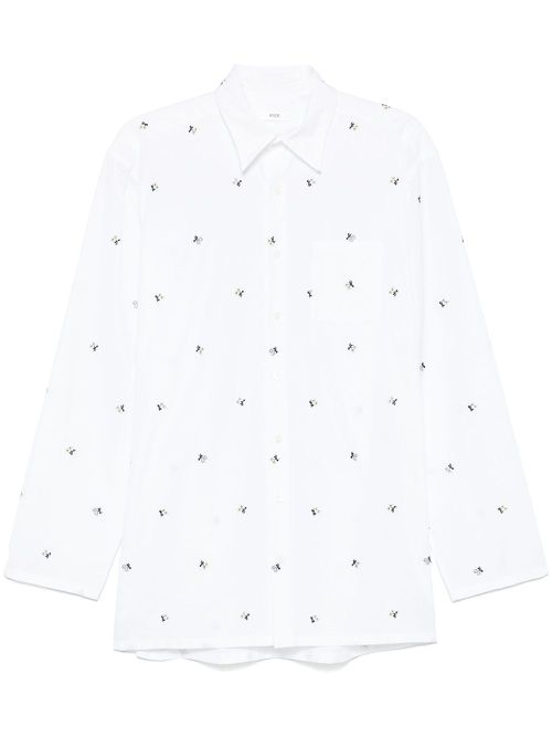 Poplin cotton shirt - White