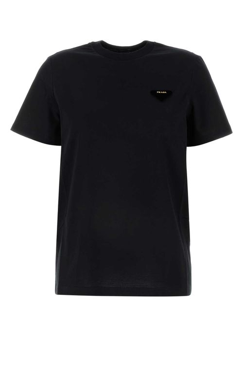 Black Cotton T-shirt
