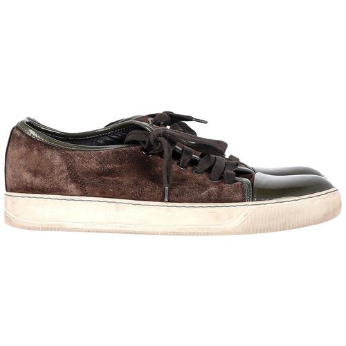Lanvin Women's Suede Classic Tennis Sneaker (Authentic Pre-Loved)