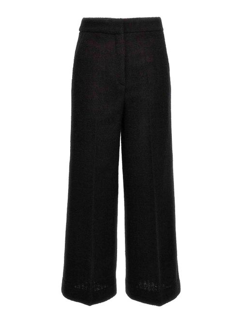Cropped boucl pants