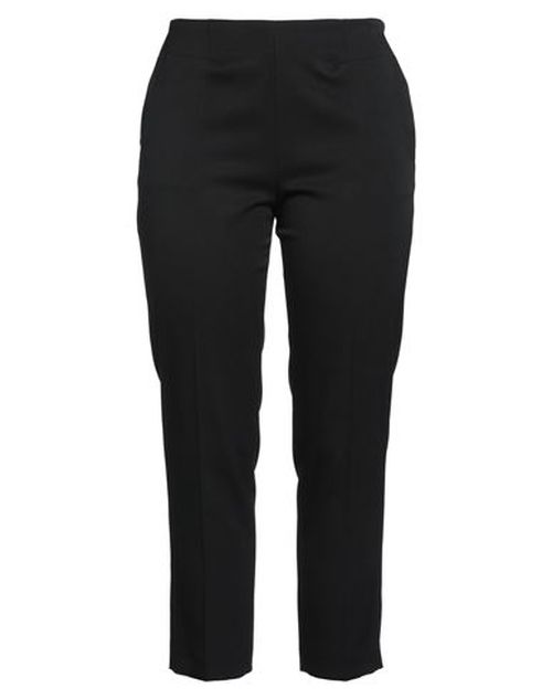 Woman Pants Black Size 10 Polyester, Virgin Wool, Elastane