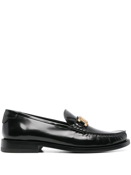 Mila Chain loafers - Black