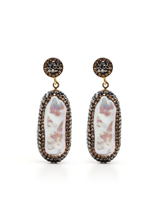 Baroque Pearl earring - White