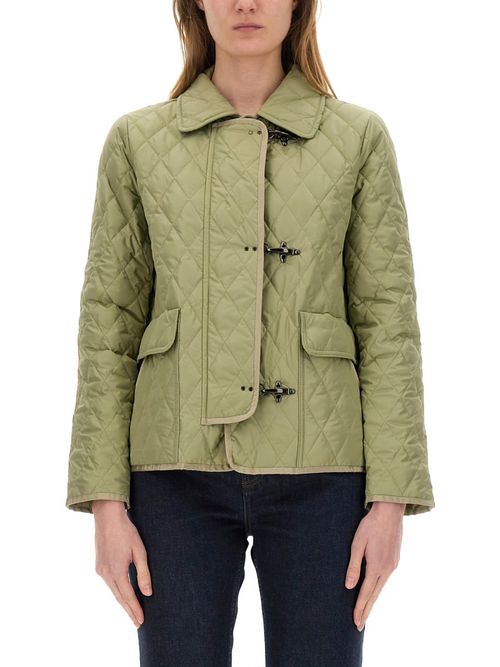 3-hook Nylon Quilted Jacket
