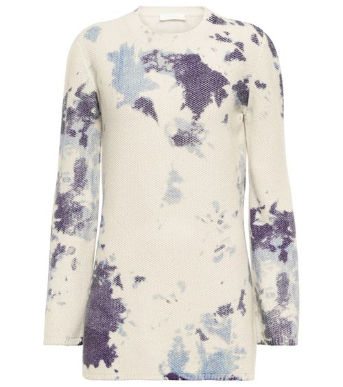 Exclusive to Mytheresa - Tie-dye cashmere minidress
