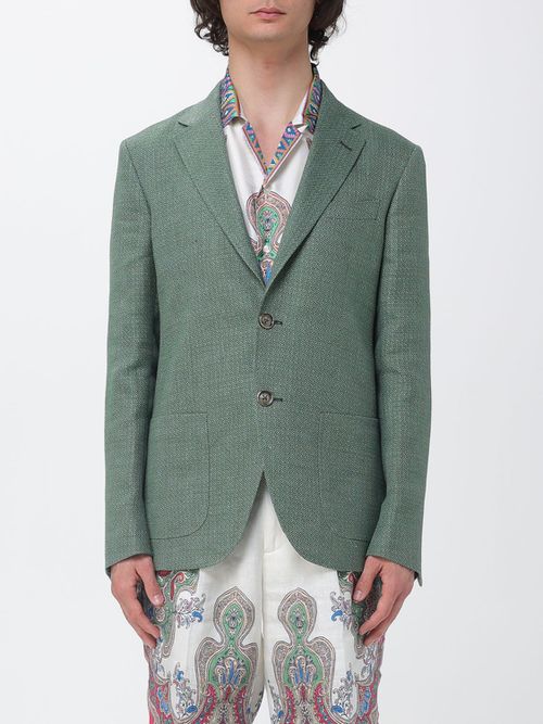 Jacket Men color Green