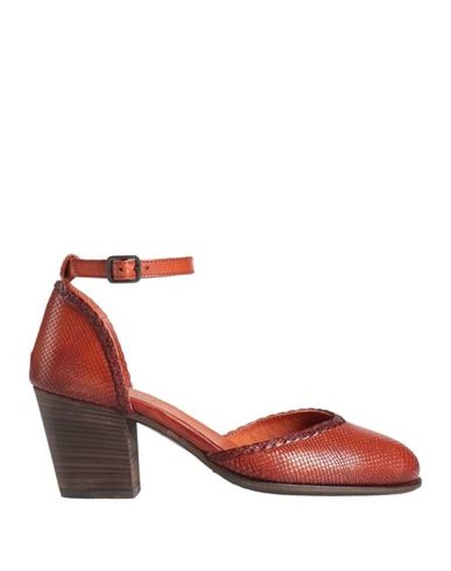 Woman Pumps Tan Size 7 Leather