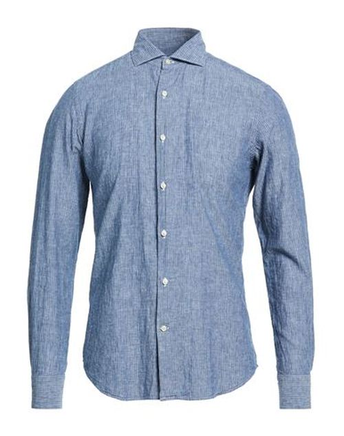 Man Shirt Slate blue Size 15 ¾ Cotton, Linen