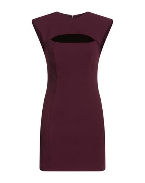 Woman Mini dress Plum Size S Polyester, Elastane