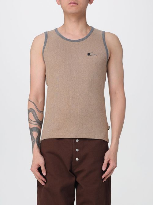 Tank Top Men color Beige