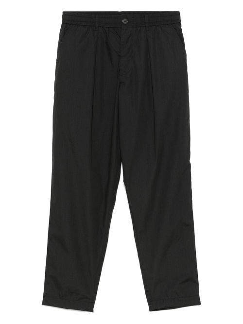 Universal Works pleated track pants - Black