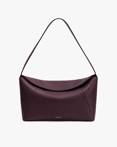 Women's Forma Shoulder Bag in Plum | Smooth Leather