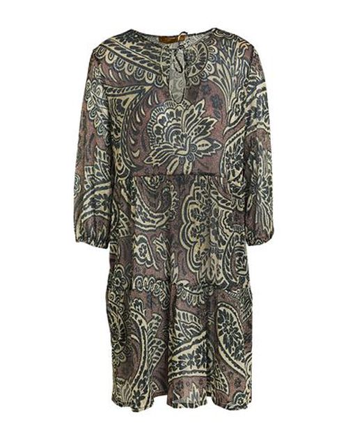 Siyu Woman Mini dress Brown Size 6 Polyester, Polyamide