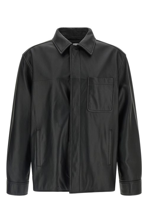 Nappa Leather Overshirt
