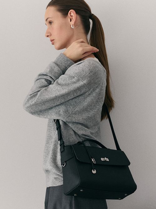 Sally Satchel Bag Black