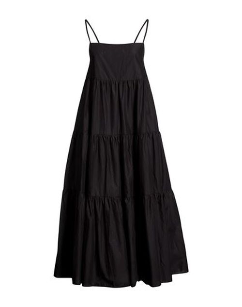 Woman Midi dress Black Size 1 Organic cotton