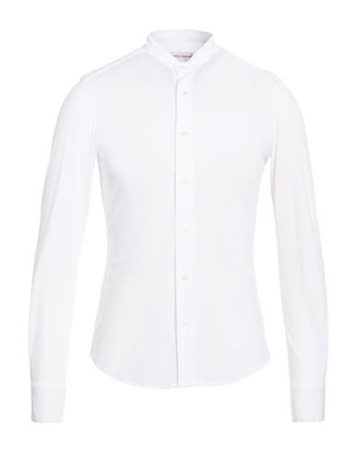 Man Shirt White Size 15 Nylon, Elastane