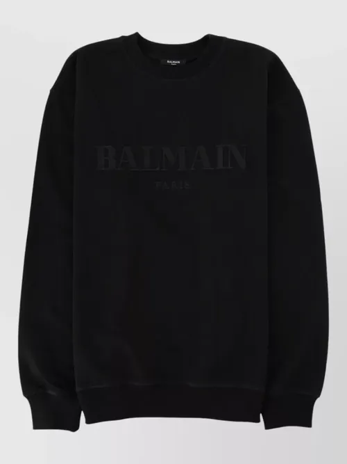 Balmain - knit crew neck long sleeve sweater
