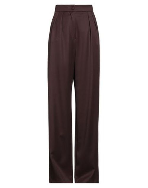 Woman Pants Chocolate brown Size 0 Wool