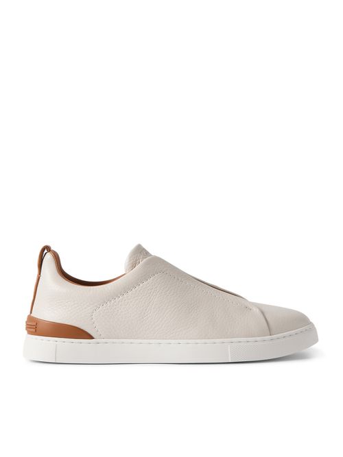 Triple Stitch™ Full-Grain Leather Slip-On Sneakers