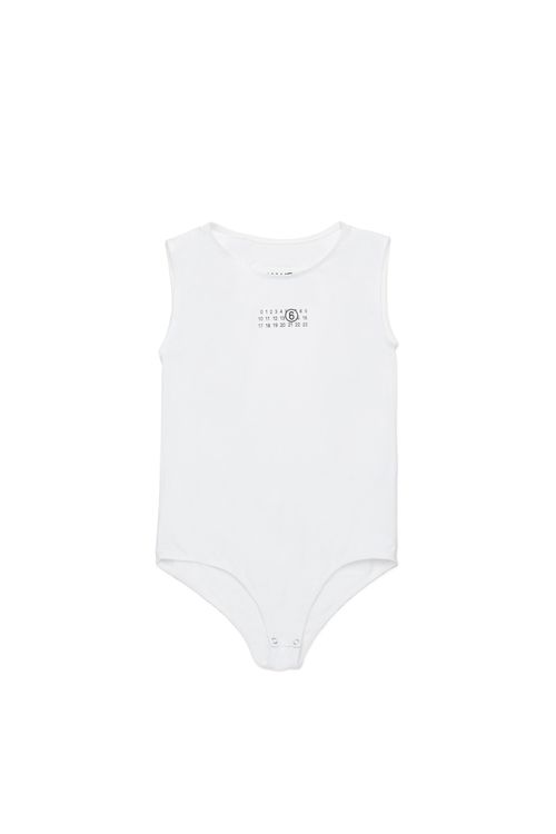 Stretch jersey bodysuit with Numeric logo - Kids - White