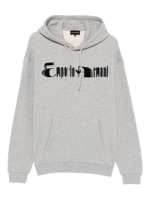 Logo cotton hoodie
