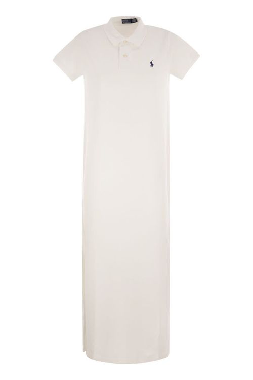 Cotton Pique Polo Shirt Dress