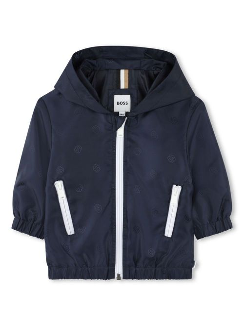 Hooded windbreaker - Blue