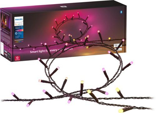 Hue Festavia 130-Foot 500-LED Smart String Lights - White and Color Ambiance