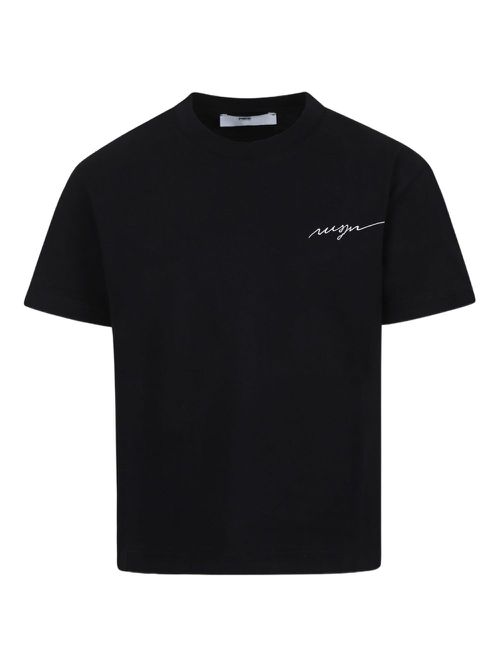 Logo-print cotton t-shirt - Black