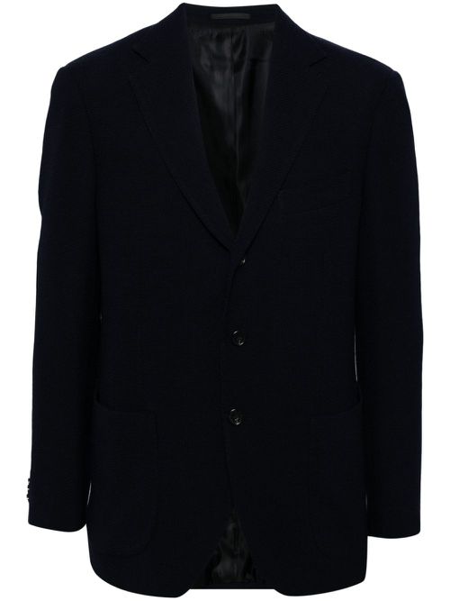 Single-breasted blazer - Blue