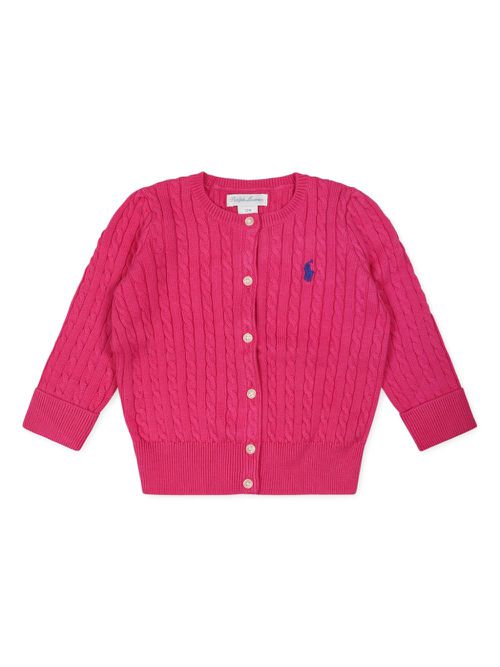 Cable-knit cardigan - Pink