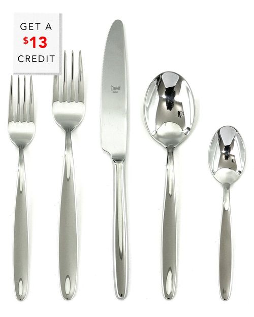 5Pc Flatware Set With $13 Credit