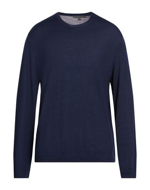 Man Sweater Midnight blue Size XL Alpaca wool, Silk