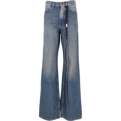 Ann Demeulemeester Genoveva 5 Pockets Relaxed Flared Trousers Stonewa