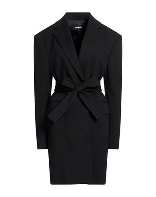 Woman Coat Black Size XS Viscose, Polyamide, Elastane