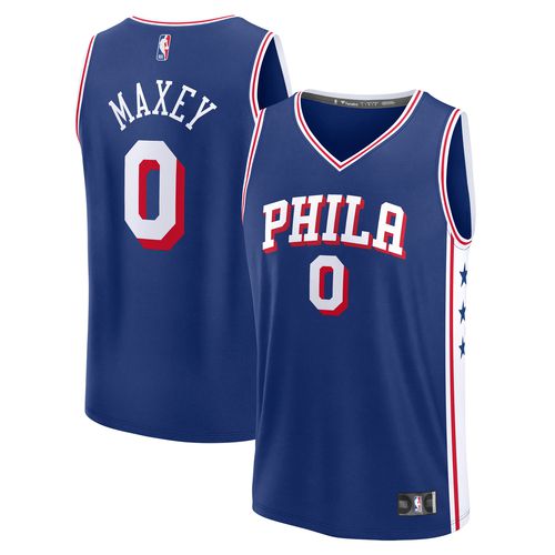 Youth Tyrese Maxey Royal Philadelphia 76ers Fast Break Replica Player Jersey