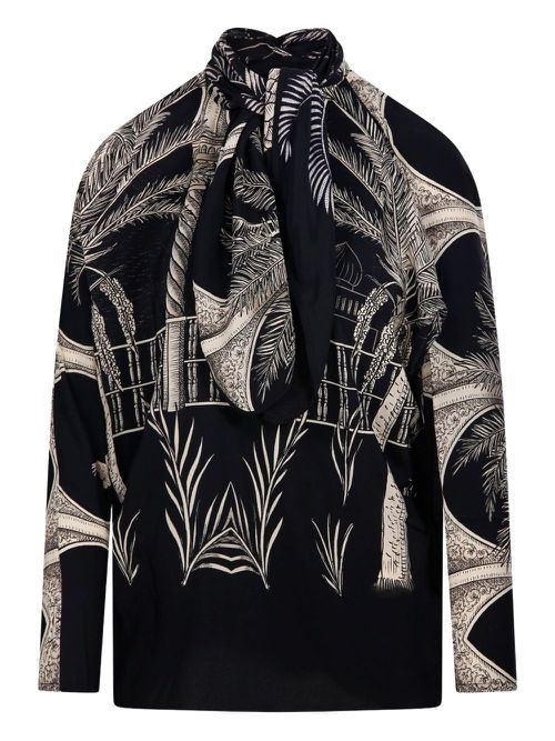 Johanna Ortiz Seriously Tropical top - Black
