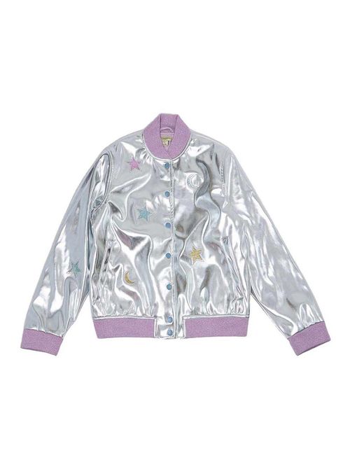 Star Embroidery Bomber Jacket