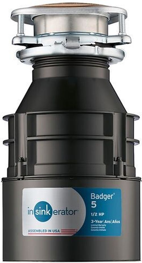 InSinkErator Badger 1/ HP Continuous Feed Waste Disposer BADGER5WC