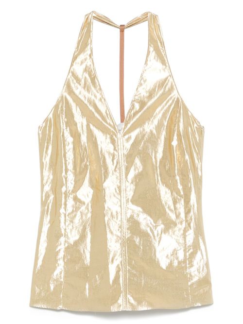 Sleeveless top - Gold