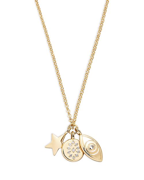 Good Vibrations Cluster Charm Necklace, 23-26