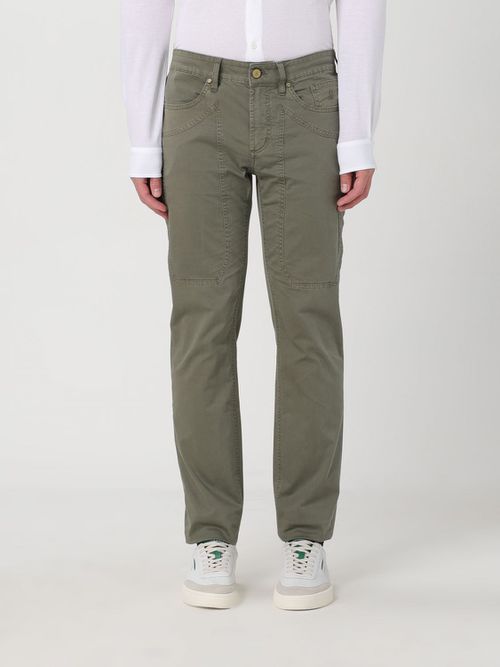 Pants Men color Green