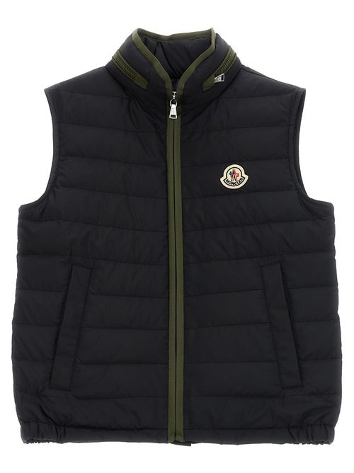 Boys Black Quilted Jacket