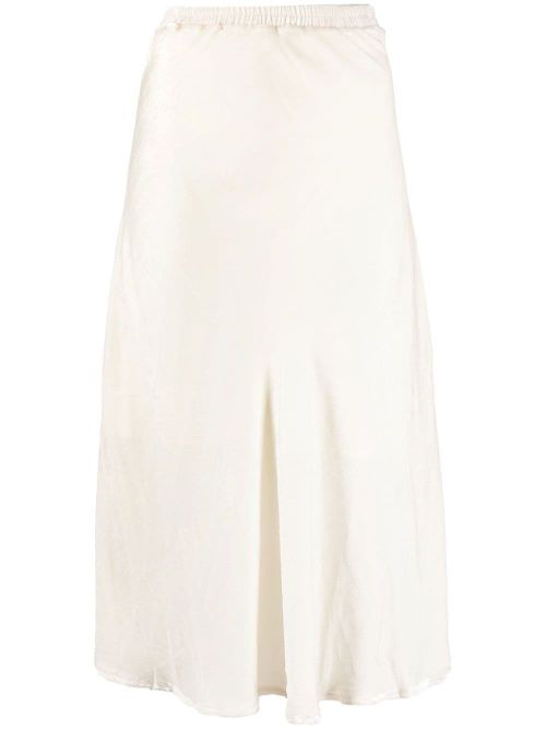 Gold Hawk Velvet Long Skirt
