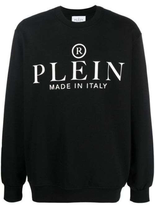 Logo-print crew neck sweatshirt